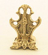 Dollhouse Miniature Gold Plate Holder